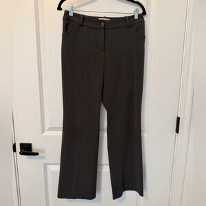 Talbots Signature Fit Petite Dark Gray Dress Pants, Size 6P